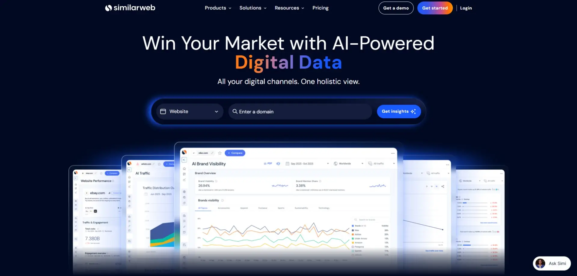Similarweb Similarweb homepage