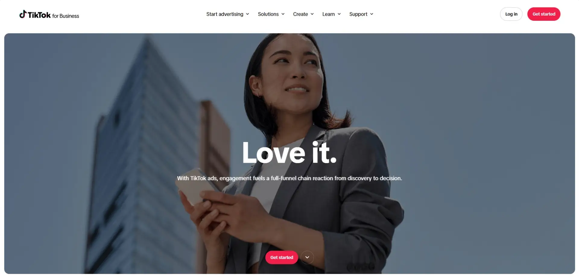 TikTok Ads Manager TikTok Ads Manager homepage