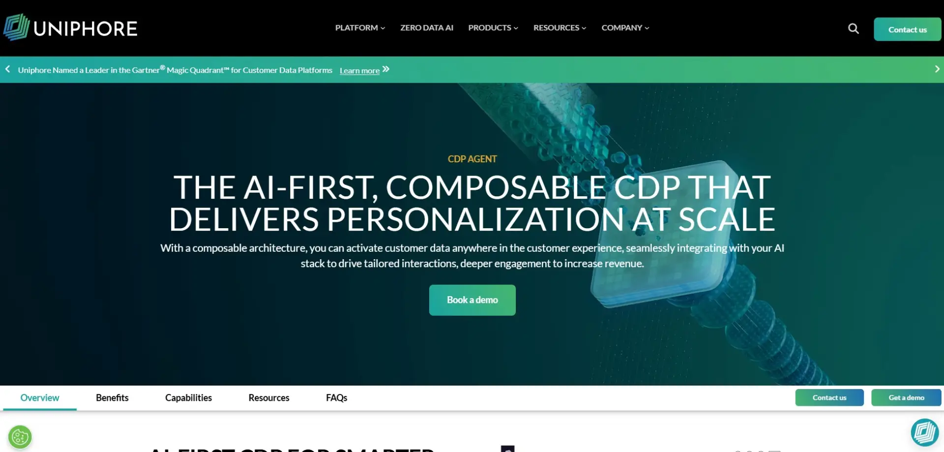 Uniphore CDP Agent Uniphore CDP Agent homepage