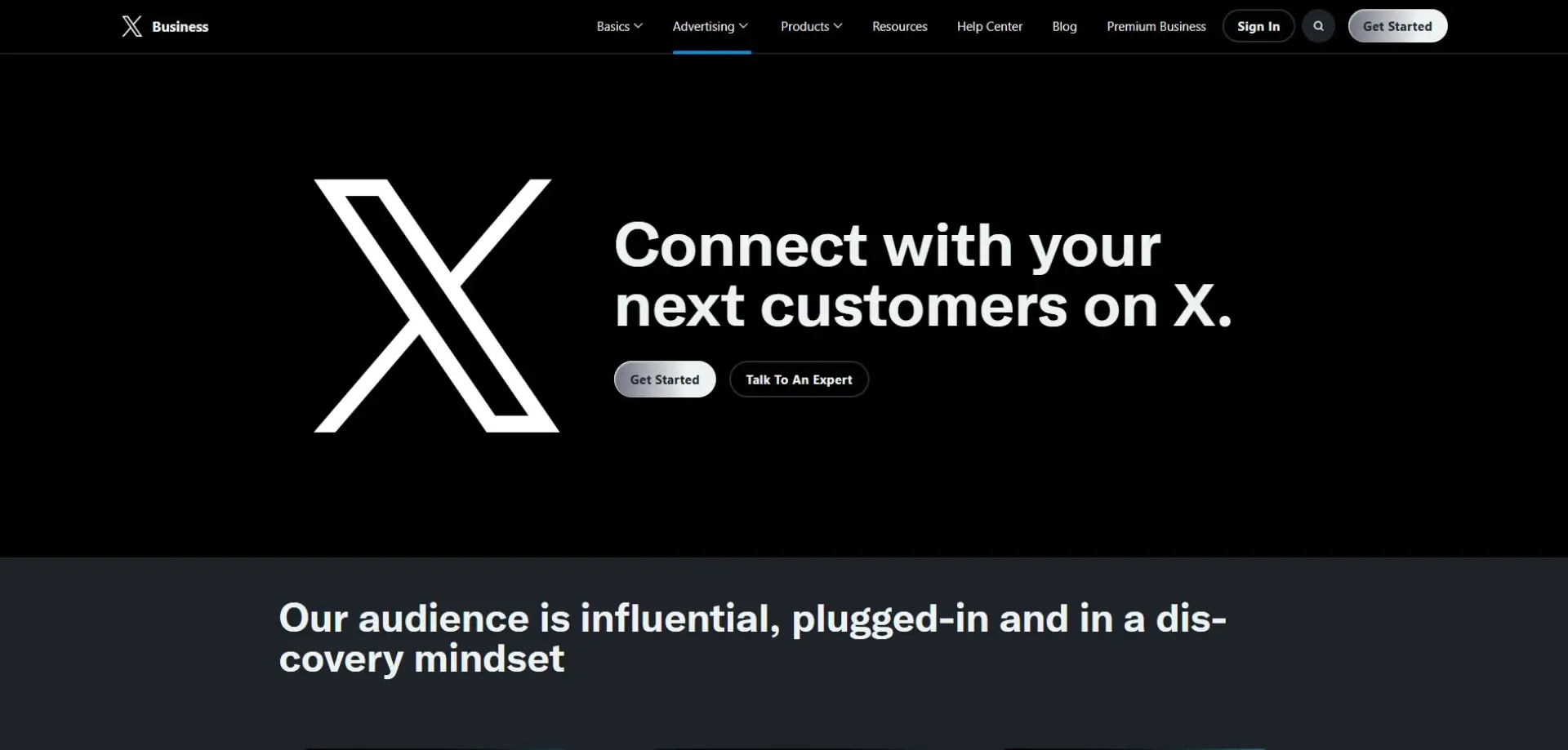 X Ads X Ads homepage