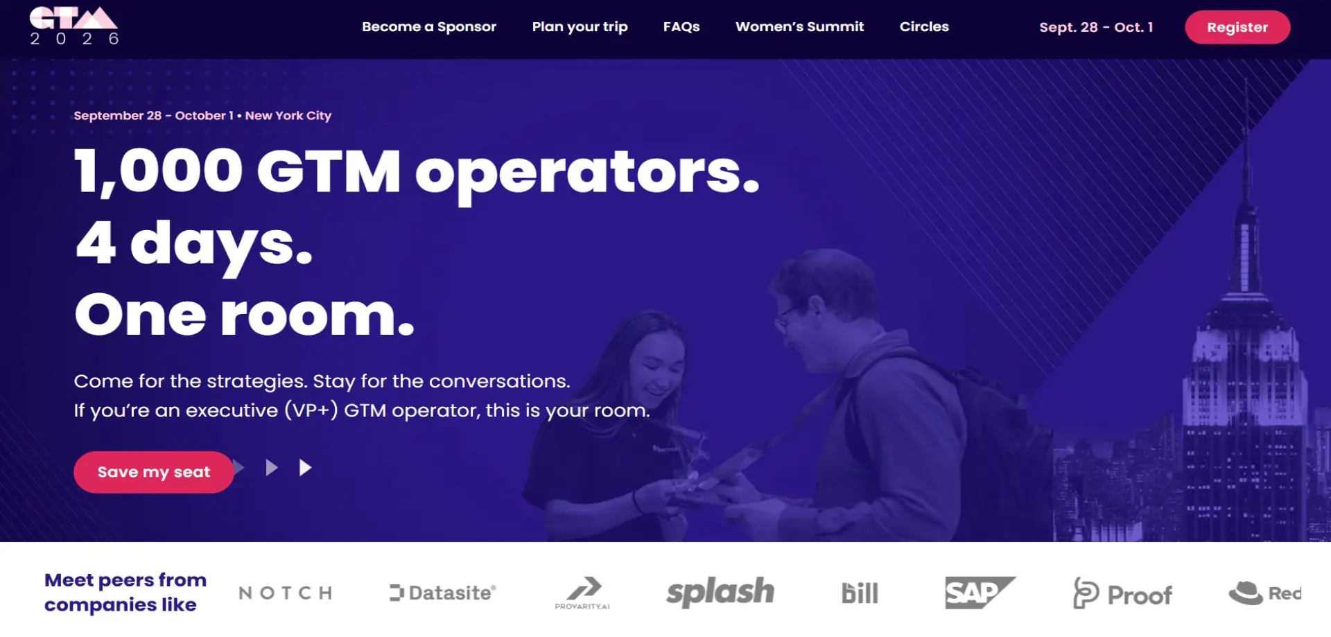Pavilion GTM Summit Pavilion GTM Summit homepage